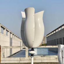 OLONETO 3000W Tulip Type Wind Turbine 12v 24v 48v Vertical Axis Wind Turbine Generator Kit Free Energy Windmill Wind Turbine Generator Wind and Solar Complementary Power Generation System(48V)