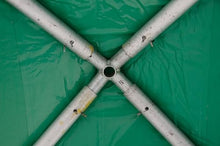 TentandTable 10' x 10' Premium West Coast Frame Tent with Green White Top
