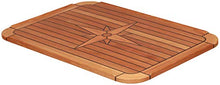 JZ Teak Table Top with Nautic Star Soft Corners 6 Sizes Marine Boat RV Caravan (TTR50120)