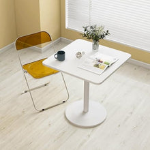 side table, 29" Height, with Metal Base, Decorative Pedestal Table(/Gold)