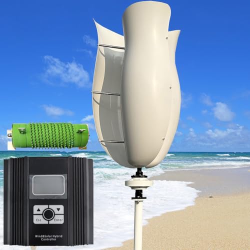 ZHOZHUT 3000W Wind Turbine Generator Kit 12V / 24V / 48V Windmill Generator with Controller and Unloader, Pure Copper Coil Maglev Generator Wind Power Generator for Homes, Boats, Outdoors,3kw,12V