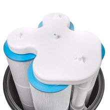 XtremepowerUS Inground Pool Cartridge Filter Black