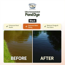 Bjornsen Ultra-Concentrated Black Pond Dye, 1 Qt Liquid (12-Pack) for Ponds