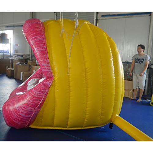 SAYOK 6.56ft PVC Large Inflatable Mouth Pink