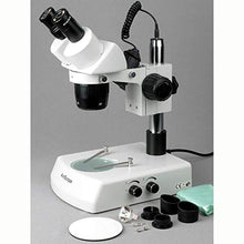 AmScope Binocular Stereo Microscope 10X-60X Magnification White