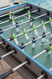 STAG Iconic Pacifica Outdoor Foosball Table Gray/Blue/Black