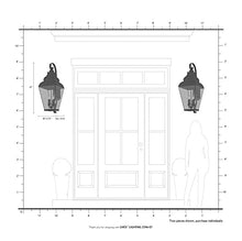 Livex Outdoor Wall Lantern 4 Light Black