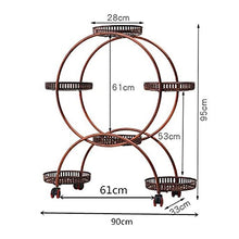RWGOVLU Flower Stand Indoor Plant Stand Flower Stand Shelf Standing Flower Shelf plantas Plant Rack Decoration Flower Rack