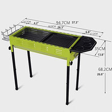 MNSSRN Portable Large Charcoal Grill for Cooking on Open Fire, Camping Accessories Cooking for Outdoor Cooking Camping Hiking Picnic