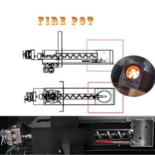 GYQSSD Pellet BBQ Smoker Hopper Assembly Kit, Electric Wood Pellet Smoker Grill Parts Digital Smoker, Adjustable Temperature 165-450°F, for Grill, Smoke, Bake, Roast, Braise, BBQ