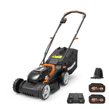 WORX Cordless Lawn Mower, 40V 14" 2-in-1 Grass Mower for 1/8 Acre, WG779