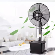 JCSRYD Cool Mist Fan High Velocity Weatherproof Shop Fan with Mist, Outdoor Patio Misting Fan, 3 Speeds, 90° Oscillation, 42L Water Tank (Color : A 110V, Size : 61cm/24in)