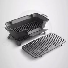 Cast Iron Grill – Outdoor, Portable Charcoal Grill and Tabletop Cast Iron Durable, Small Charcoal Grill, BBQ Grill Perfect for Outdoor Picnic Camping Patio Backyard Cooking