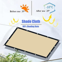 Sunblock Shade Cloth,Resistant 90% Sun Shade Cloth with Grommets Multiple Sizes(6mx6m(19.7ftx19.7ft))