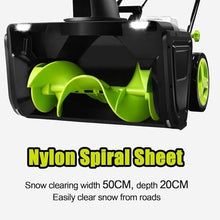 Professional 40V Cordless Snow Blower, 3500W Brushless Motor Snow Blower, 20-Inch Clearing Width, Includes 2 X 4.0Ah Batteries Quiet Operation for Snow Removal On Residential Properties