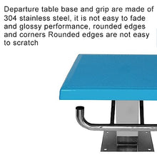 ENWINDXS Pool Diving Platform, 15° Inclined Professional Diving Platform, Anti Slip Stainless Steel Pool Diving Boards for Swimming Pool