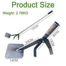 Large Size Sapling Puller, Tree Root Puller Manual Lever Tool For Extraction Of Wood Posts And Stumps 132 cm