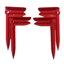 Whoasyst 4Pcs Windproof Towel Clip Beach Mat Holder Picnics Blanket Rack Towels Sand Beach Anchors Stakes Windproof