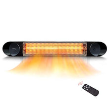 Veito Blade Infrared Heater, Black, 1500W
