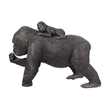 Design Toscano Lowland Gorillas Mother & Child Ape Statues Full Color