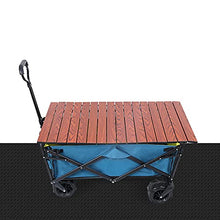 Outdoor Camping Car Foldable Adjustable Handle Trolley Trolley with Storage Bag Suitable for Camping Barbecue and Picnic