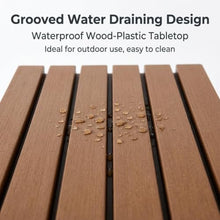 Outdoor Bar Table, Weather‑Resistant High‑Top Pub Table for Patio Backyard