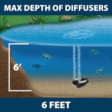 Airmax Shallow Water Series Aeration System, SW40, 400' 3/8" Airline