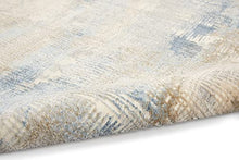 Calvin Klein Rush Blue/Beige 9' x 12' Modern Abstract Area Rug
