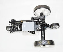 Insanity Golf Electric Golf Trolley Cart with Remote Control, Aluminum Frame, 24V 12Ah Lithium-Ion Battery - Black Cart, Silver Wheels