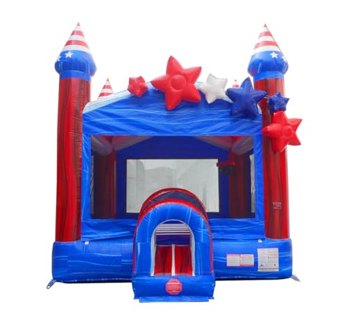 TentandTable Inflatable Bounce House Commercial Grade Stars and Stripes