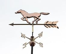 Accentua Olympia Cupola with Horse Weathervane, 24 in. Square, 52 in. High