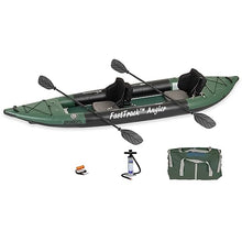 Sea Eagle 385FTA Fasttrack Angler Inflatable Green Fishing Kayak - Hunter Green