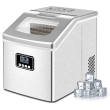 TEDILUVI Countertop Ice Maker Machine,40Lbs/24H Auto Self-Cleaning Portable Compact with Scoop & Basket