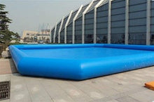 INTSUPERMAI Inflatable Swimming Pool 23×23×1.8ft for Water Walking/Rolling Ball with Air Pumps 110V for Household and Commercial Use Water Entertainment Tool