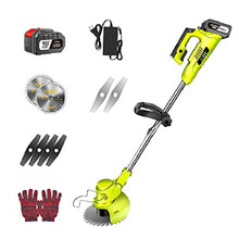 Cordless Lawn Mower, 48V/21000mA Battery Rechargeable Lawn Mower Rotatable Machine Head Adjustable Telescopic Walk-Behind Lawn Mower Suitable for Lawn