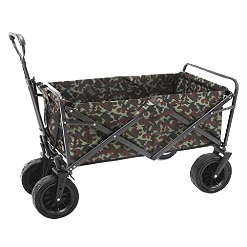 5sssallefaa Outdoor Folding Utility Wagon Heavy Duty Beach Cart 85kg/187lbs