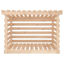 WXPWAMZ Firewood Rack 108x73x79 cm Solid Wood Pine, Firewood Log Rack, Firewood Storage Rack Shelf, Ventilation Metal Log Store Holder for Outdoor Indoor Wood Stand Set Log Rack