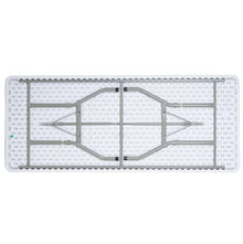 PRO&Family 5 Pack! 30" x 72" Heavy-Duty Granite White Plastic Folding Table. Folding Desk Bar Table Coffee Table Folding Camping Table Outdoor Bar Portable Table Foldable Table Bistro Table