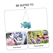 8 pcs Planter Fish Decoration Container Flowerpot Metal Creative Iron Shaped Flower Holder Pendant Wall Suspension Decor Arrangement Basket Art Hanging Wall-Mounted Rack (As Shownx3pcs 30X6CMx3pcs)