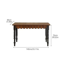 HEAIQI Coffee Table Solid Wood Dining Table Living Room Home Kitchen Large Restaurant