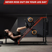 NANAUE Commercial Leg Press Machine Black