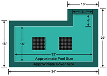 Loop - Loc 16' x 32' Rectangle Ultra-Loc III Solid In-Ground Pool Safety Cover Green