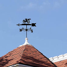 Weather Vane Bee Metal Weather Wind Animals Shape Weather Direction Indicator Iron Courtyard Roofs Measuring Tools Decoration of Outdoor Sheds Hat (Donkey Normal) (Logo normal)