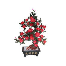 YXIANG56Q Fake Plants Artificial Bonsai Tree Lifelike Faux Potted Plant Jade Flower Ornament Bonsai Tree