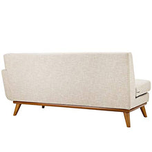 America Luxury Modern Contemporary Loveseat Sofa Fabric Beige