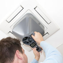 PCE Instruments PCE-VA 20 Wind Speed Meter, for HVAC & IAQ Checks, Measures Air Velocity 0.2 ... 30 m/s, Temp -4 ... 140°F, RH 0.1 ... 99.9% RH, with Volume Flow, Dew Point, Wet Bulb & Hold