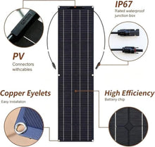 KZZAAO Ultra Light Flexible Solar Panel Bendable 200W