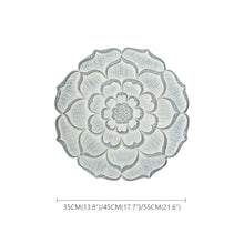 1PCS 3D Hand-Carved Garden Stepping Stones-Outdoor Pavers for Lawn Pathway Decor,Weather Decorative Stones for Patio and Landscaping(Gray,55x55cm/21.6x21.6)