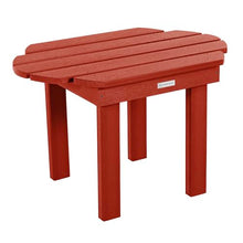 highwood Classic Westport 2 Adirondack Rocking Chairs with Side Table, Rustic Red