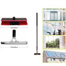 Cleaning Solar Panels Window Cleaning Brush Equipment, Water/Hose Fed Pole, Photovoltaic Panel Cleaning Brush Extendable Cleaner Conservatory Roof 3.6m/12ft